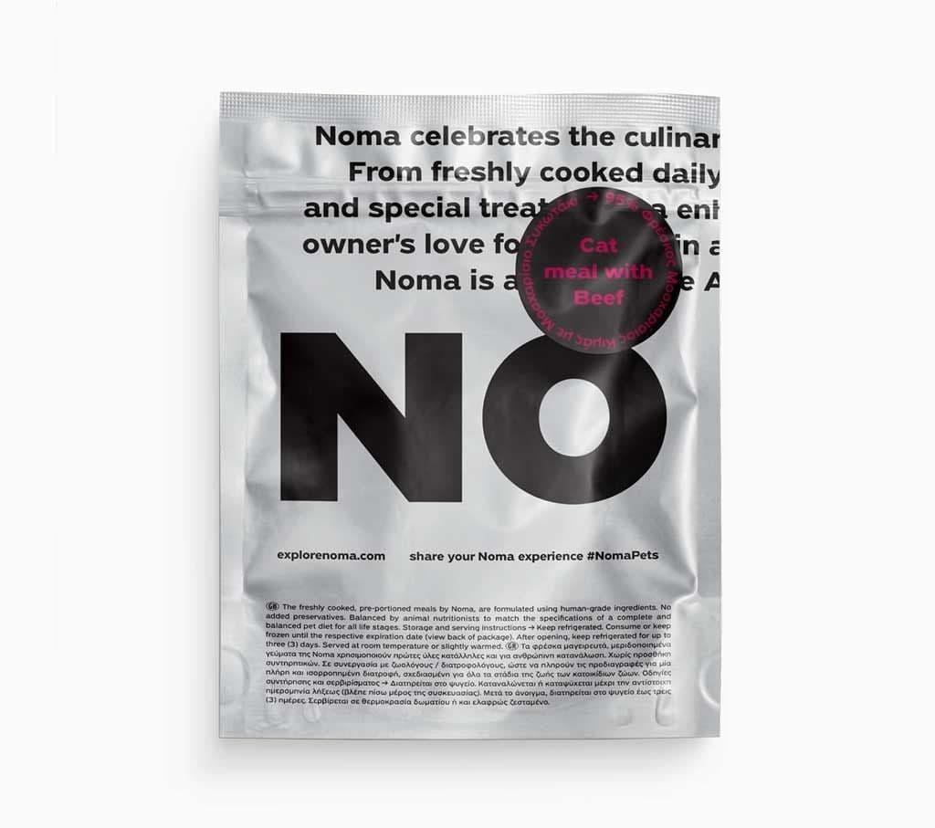 Μαγειρευτή τροφή για γάτες με Μοσχάρι 300gr.